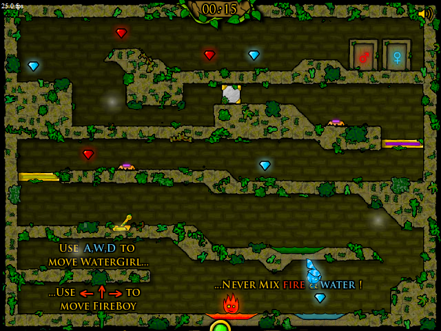FireBoy and WaterGirl: The Forest Temple